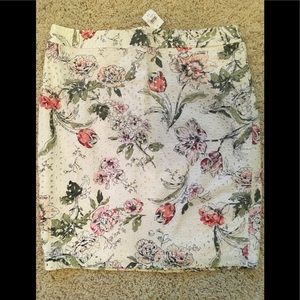 Ann Taylor eyelet pencil skirt